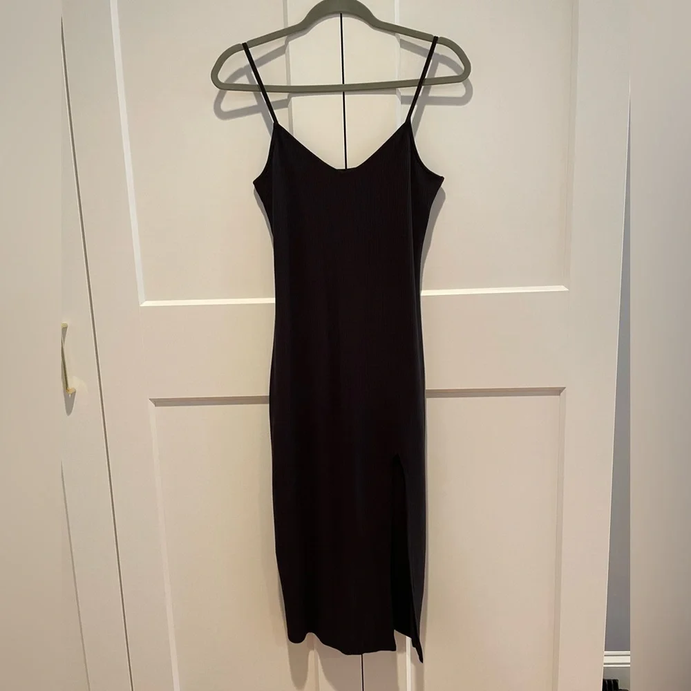 A&F Ribbed Knit Midi Dress M - Picture 4 of 7